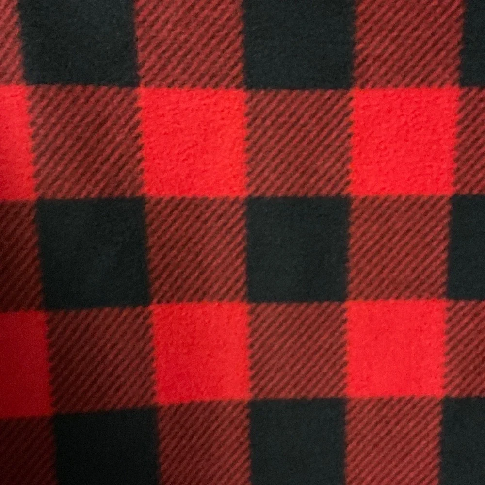 The Academy Brand Red and Black Plaid Blanket